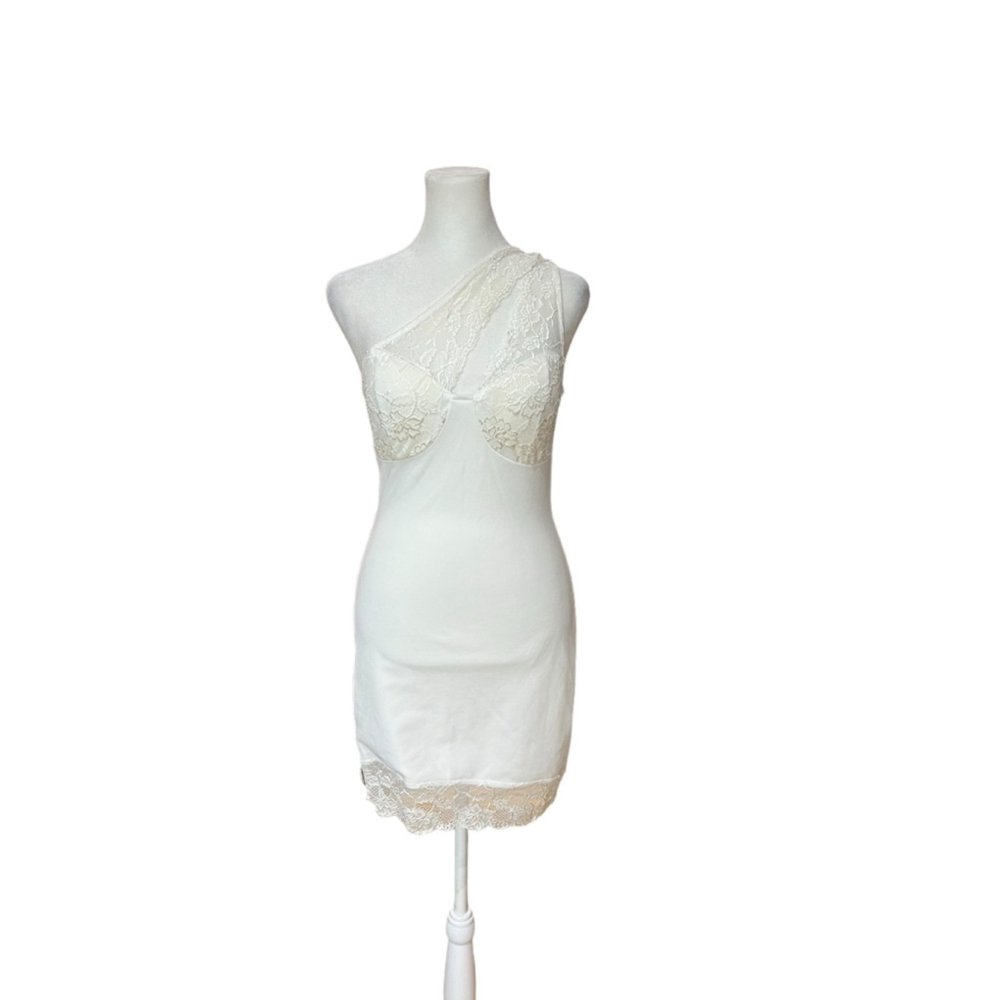 Windsor White Bodycon Mini Dress Women Medium